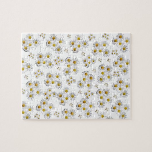 White Daisy Jigsaw Puzzle (Horizontal)