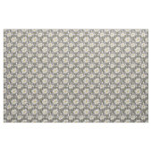 White Daisy Lavender Floral Pattern Stoff (Fat Quarter (45,7 x 55,9 cm))