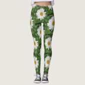 White Daisy Leggings (Vorderseite)