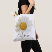 White Daisy mit Individuelle Name Tasche (Von Nahem)