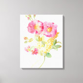 White Daisy on Blue Leinwanddruck (Vorderseite)