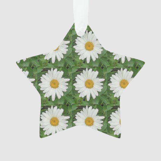 White Daisy Ornament (Vorderseite)