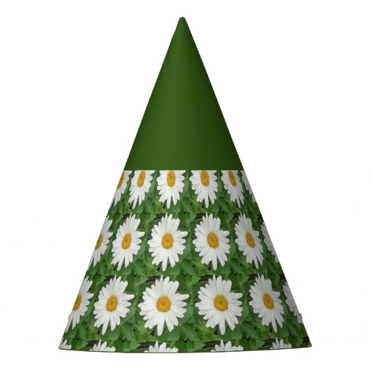 White Daisy Partyhütchen (Vorderseite)