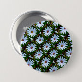 White Daisy Pattern Button (Vorne & Hinten)