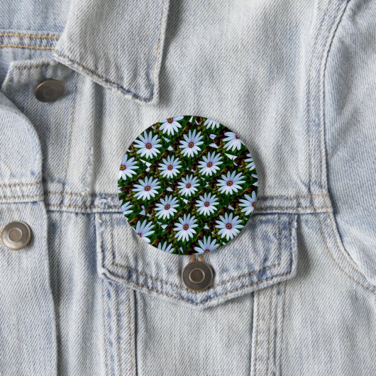 White Daisy Pattern Button (Beispiel)