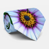 White Daisy Pattern Krawatte (Gerollt)