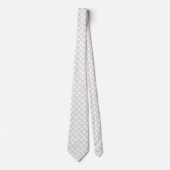 White Daisy Pattern Krawatte (Vorderseite)