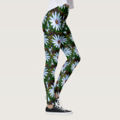 White Daisy Pattern Leggings (Rechts)