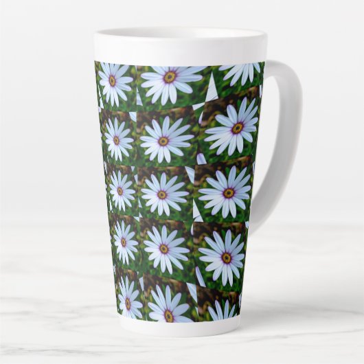 White Daisy Pattern Milchtasse (Rechte Ecke)