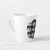 White Daisy Pattern Milchtasse (Linke Ecke)