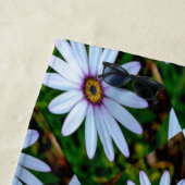 White Daisy Pattern Strandtuch (Beispiel)