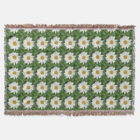 White Daisy Round Decke (Vorderseite)
