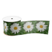 White Daisy Satinband (Spule)