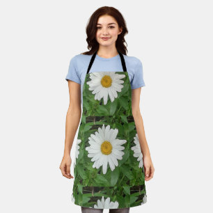White Daisy Schürze
