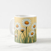 White Daisy Summer Kaffeetasse (Vorderseite Links)