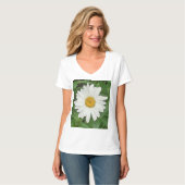 White Daisy T-Shirt (Vorderseite Vollansicht)