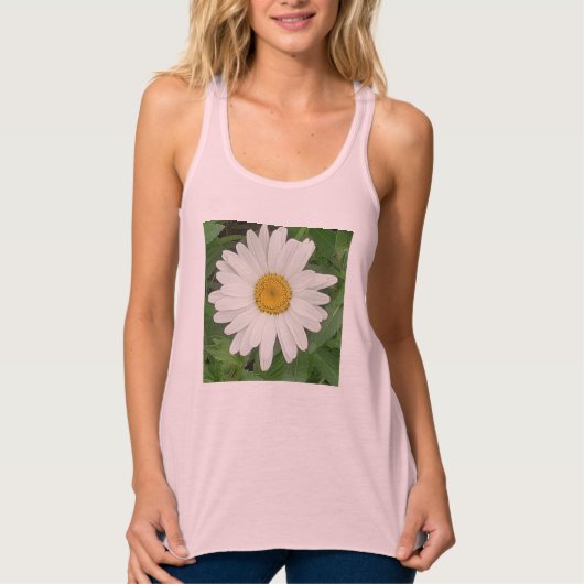 White Daisy Tank Top (Vorderseite)