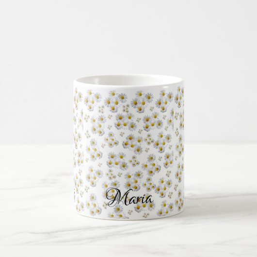 White Daisy Tasse (Mittel)