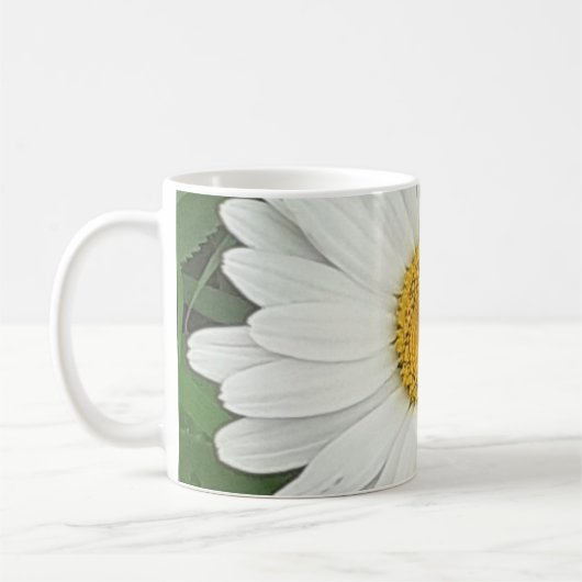White Daisy Tasse (Links)