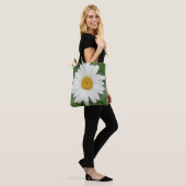White Daisy Tote Bag Tasche (Am Model)