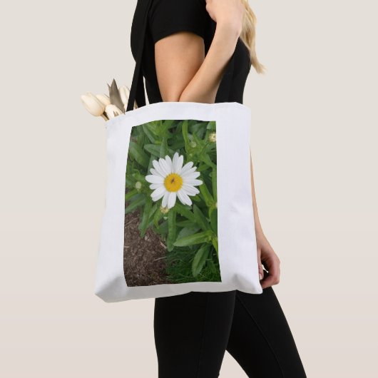 White Daisy Tote Bag Tasche (Von Nahem)