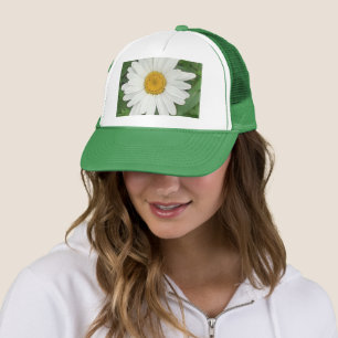 White Daisy Truckerkappe