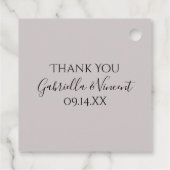 White Daisy und Diamond Ring Wedding Geschenkanhänger (Rückseite)