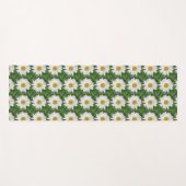 White Daisy Yogamatte (Vorderseite (Horizontal))