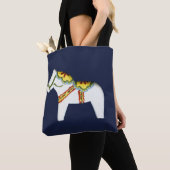 White Dala Horse Tasche (Von Nahem)