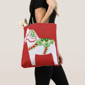 White Dala Horse Tote Bag Tasche (Von Nahem)