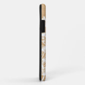 White Dandelions auf Wood Pattern iPhone 5s Case (Hinten/Rechts)