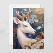 White Dee Beautfiul Fantasy Art Postkarte (Vorne/Hinten)