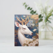 White Dee Beautfiul Fantasy Art Postkarte (Stehend Vorderseite)