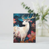 White Dee Beautfiul Fantasy Art Postkarte (Stehend Vorderseite)
