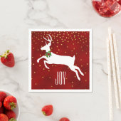 White Deh Weihnachtsbuch Napkins Serviette (Beispiel)