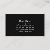 White Dentils Visitenkarte (Rückseite)