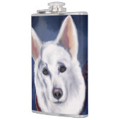 WHITE DEUTSCHE SHEPHERD FLACHMANN (Links)
