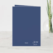 WHITE DEUTSCHE SHEPHERD KARTE (Rückseite)