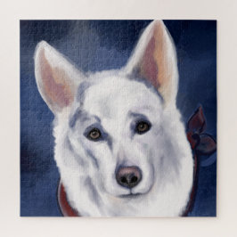 WHITE DEUTSCHE SHEPHERD PUZZLE