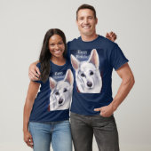 WHITE DEUTSCHE SHEPHERD T-Shirt (Unisex)