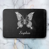 White Diamond Butterfly, Script Name, Black Badematte