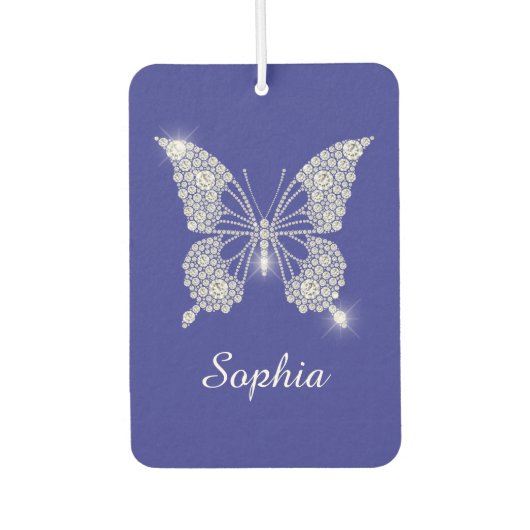 White Diamond Butterfly, Script Name, Deep Blue Autolufterfrischer (Vorderseite)