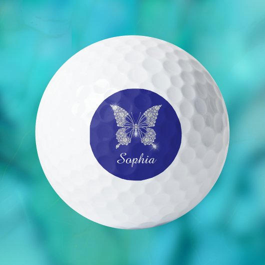 White Diamond Butterfly, Script Name, Deep Blue Golfball