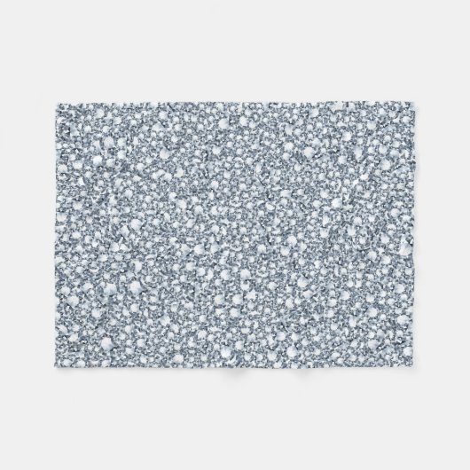 White Diamonds Glitzer Fleecedecke (Vorderseite (Horizontal))