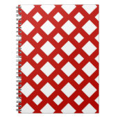 White Diamonds on Red Notizblock (Vorderseite)