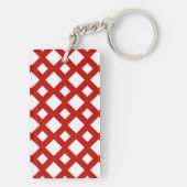 White Diamonds on Red Schlüsselanhänger (Rückseite)