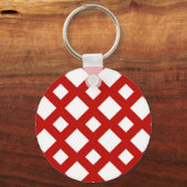 White Diamonds on Red Schlüsselanhänger (Vorderseite)