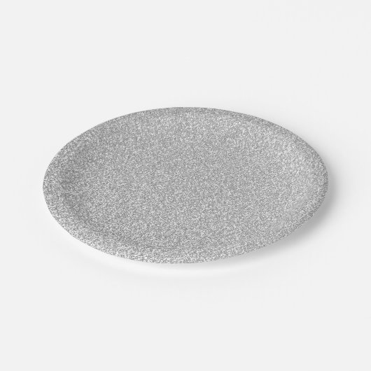 White Diamonds Pappteller (Schrägansicht)