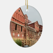 White Doberman Ornament (Rechts)