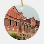 White Doberman Ornament (Vorne)